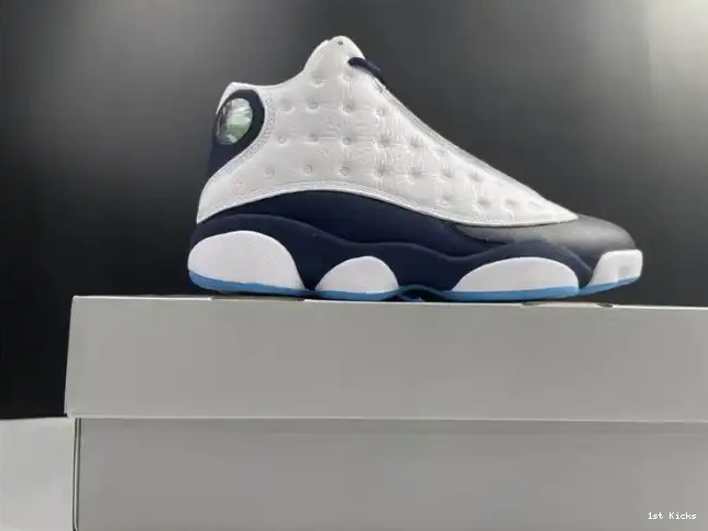1st Kicks Shoes Jordan Dark Blue 13 Air 414571-144 Powder 0624